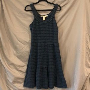 Max Studio Navy Sundress w/ cute ruffles & flair